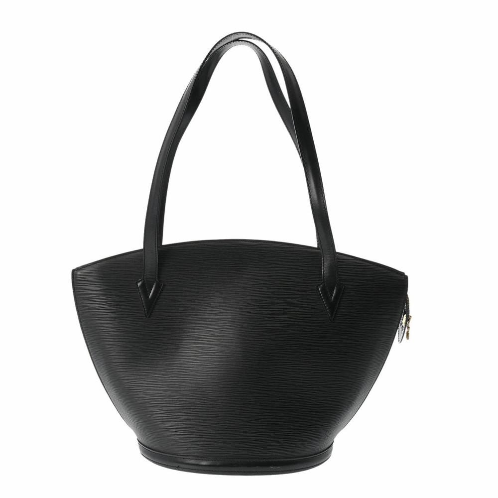 LOUIS VUITTON Epi Saint Jacques Shopping Black Leather Shoulder Bag